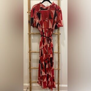 The Odells Red Maxi Dress